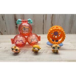 Littlest Pet Shop LPS Vintage Hamster Lot EUC